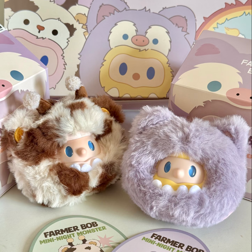 FARMER BOB MINI-NIGHT MONSTER SERIES Cute Figures (1 box)