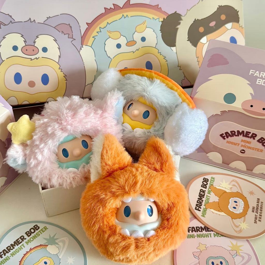 FARMER BOB MINI-NIGHT MONSTER SERIES Cute Figures (1 box)