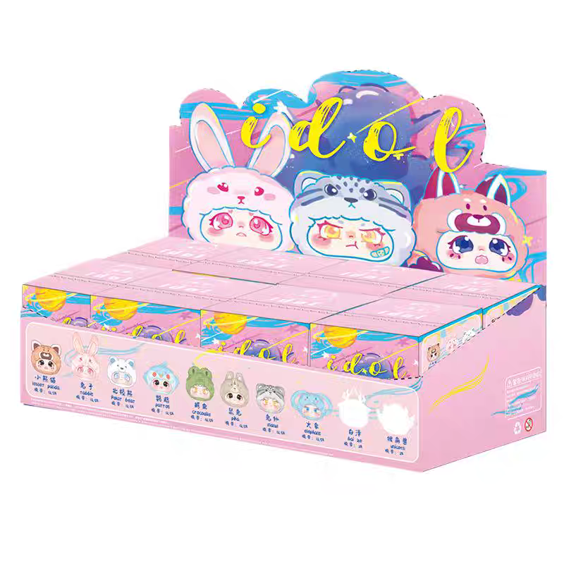 Idol Plush First Generation Animal Series Blind Box（1 box）