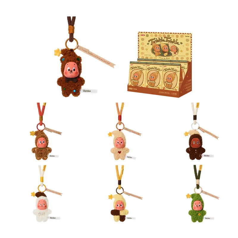 POP MART Twinkle Twinkle Sweet Dream Forecast Series-Plush Pendant Blind Box（1 box）