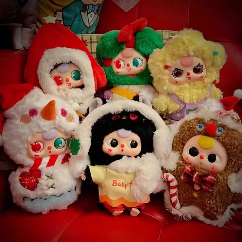 Baby Three -Christmas Carnival Plush Toy Doll Blind Box（1 box)
