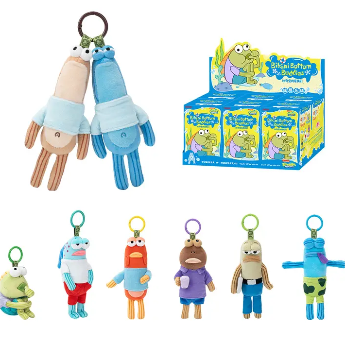 Bikini bottom buddies - Whimsical Plush （1 box）