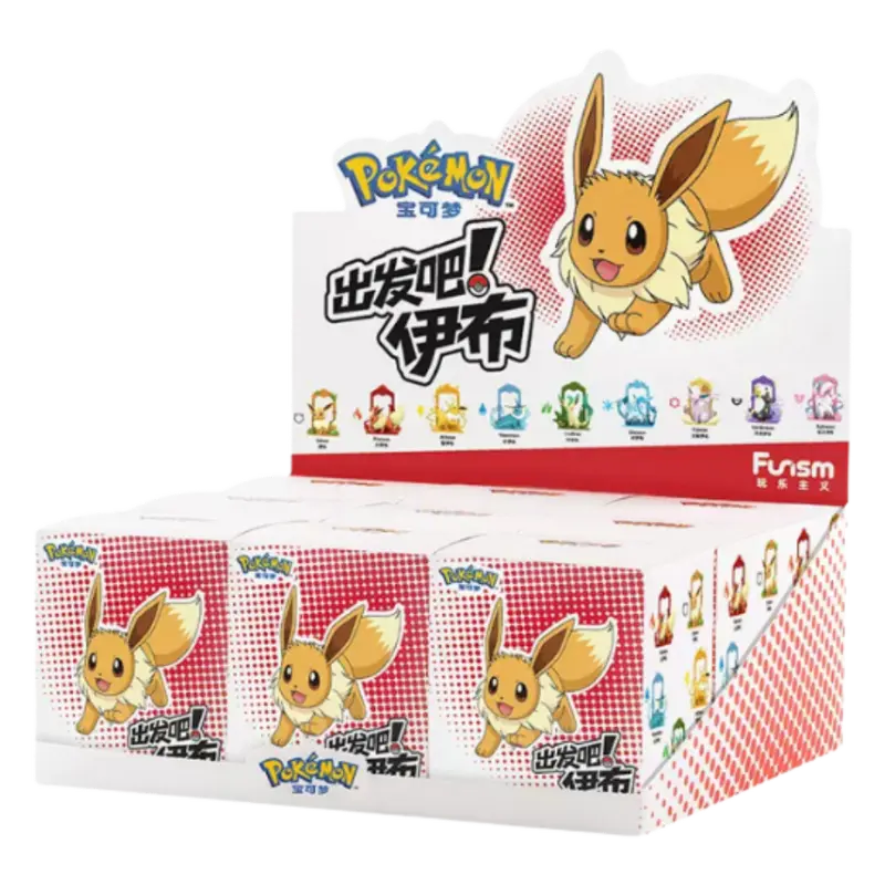 Official Funism x Pokemon Let's Go! Eevee Series Blind Box(1 BOX)