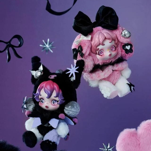 Skullpanda ×kuromi/my melody series blind box（1 box）