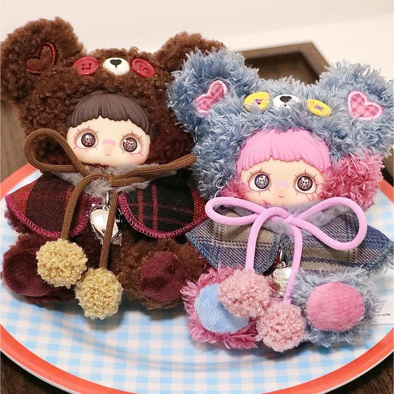 Maymei Tiny Bear Cookie Plush Series Blind Box（1 box）