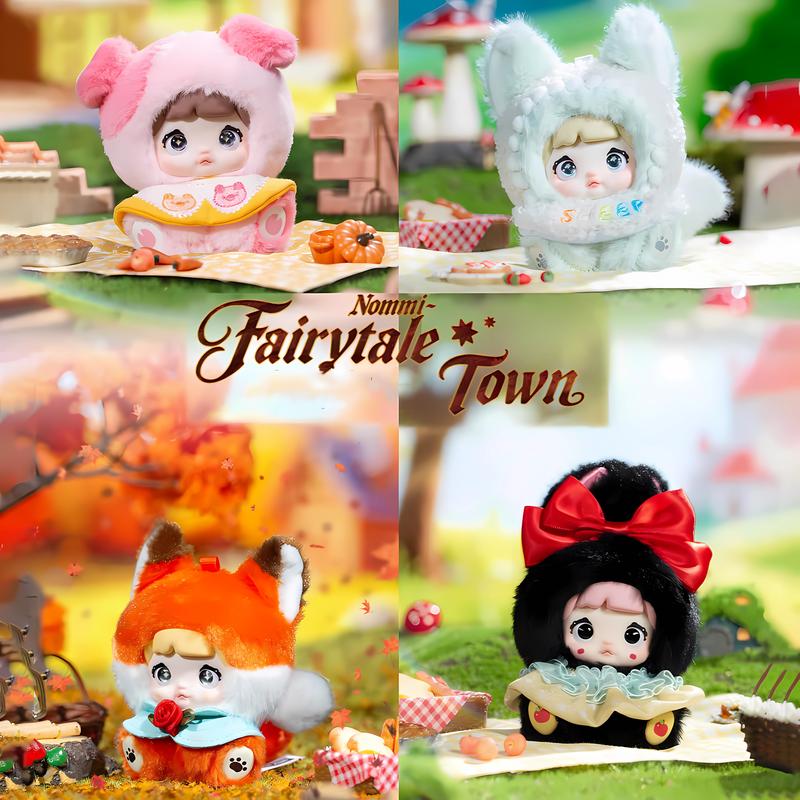 Nommi Fairy Tale Town Plush Blind Box Plush Toy Pendant Trendy Toy Doll Gift(1 box)
