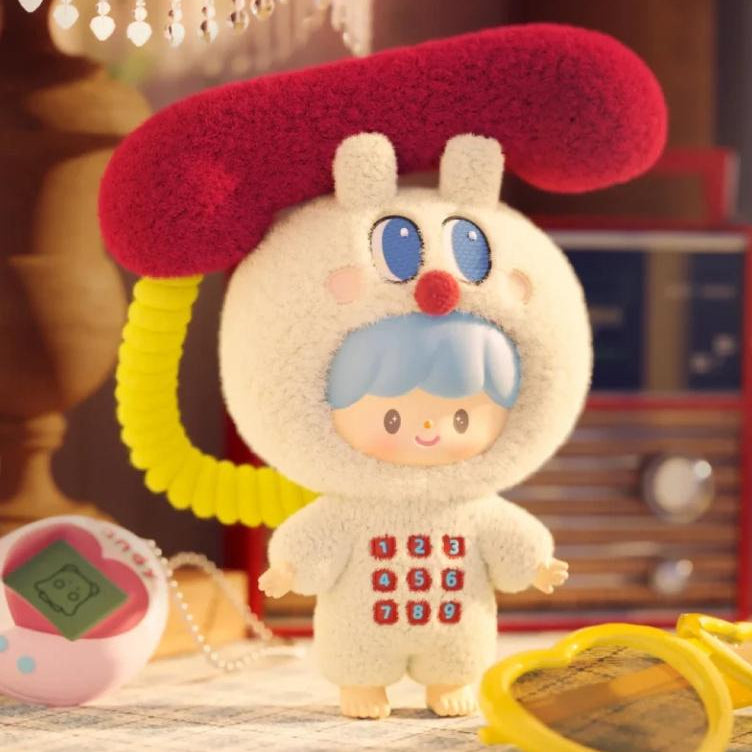 Zzoton Happy Childhood Retro Toys Series Plush Blind Box（1 box）