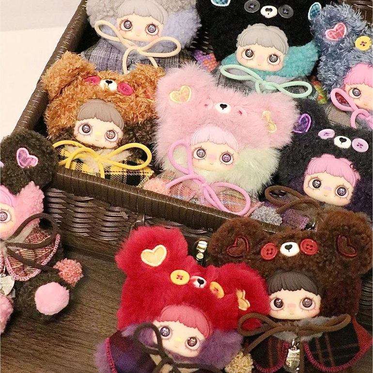 Maymei Tiny Bear Cookie Plush Series Blind Box（1 box）