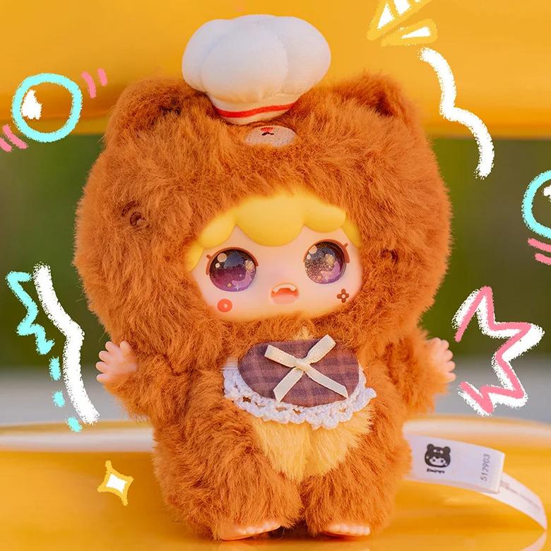 KIMIPAPA Animal Themed Plush Series Blind Box（1 box）