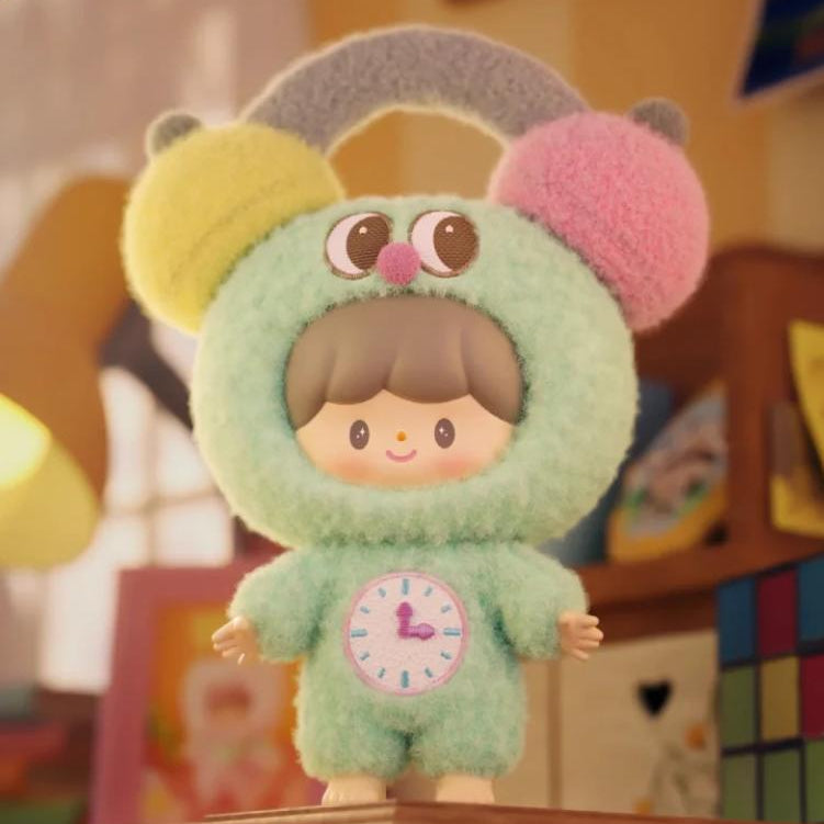 Zzoton Happy Childhood Retro Toys Series Plush Blind Box（1 box）