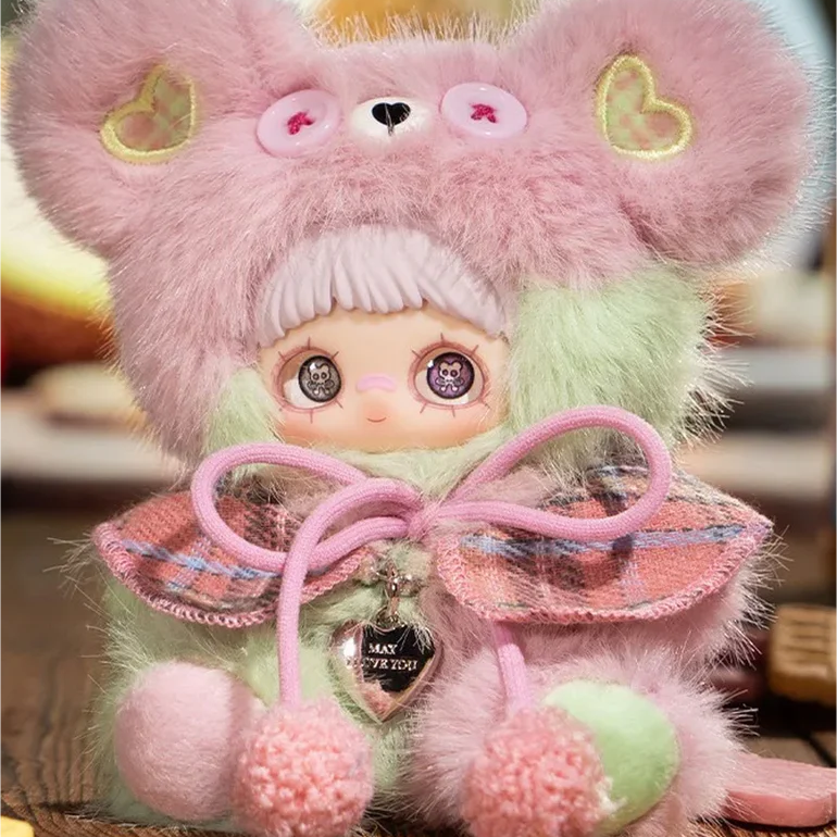 Maymei Tiny Bear Cookie Plush Series Blind Box（1 box）