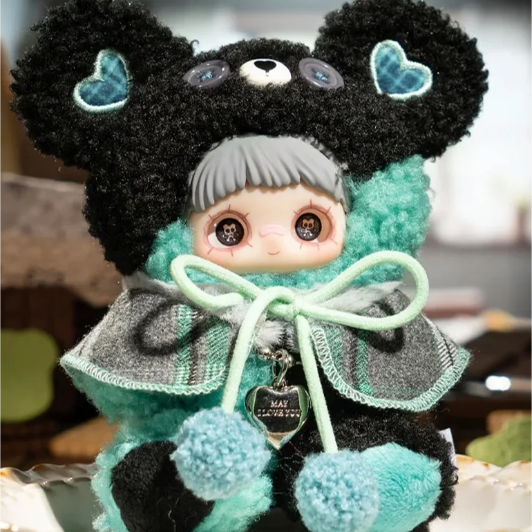 Maymei Tiny Bear Cookie Plush Series Blind Box（1 box）