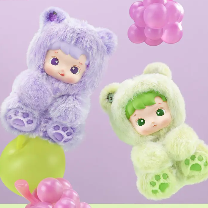 Hacipupu Gummy Bear Series-Vinyl Plush Pendant Blind Box（1 box）