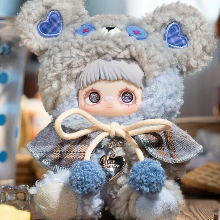 Maymei Tiny Bear Cookie Plush Series Blind Box（1 box）