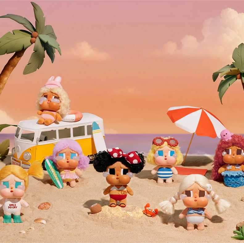 Crybaby Vacation Mode On Plush Series Blind Box（1 box）