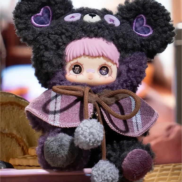 Maymei Tiny Bear Cookie Plush Series Blind Box（1 box）
