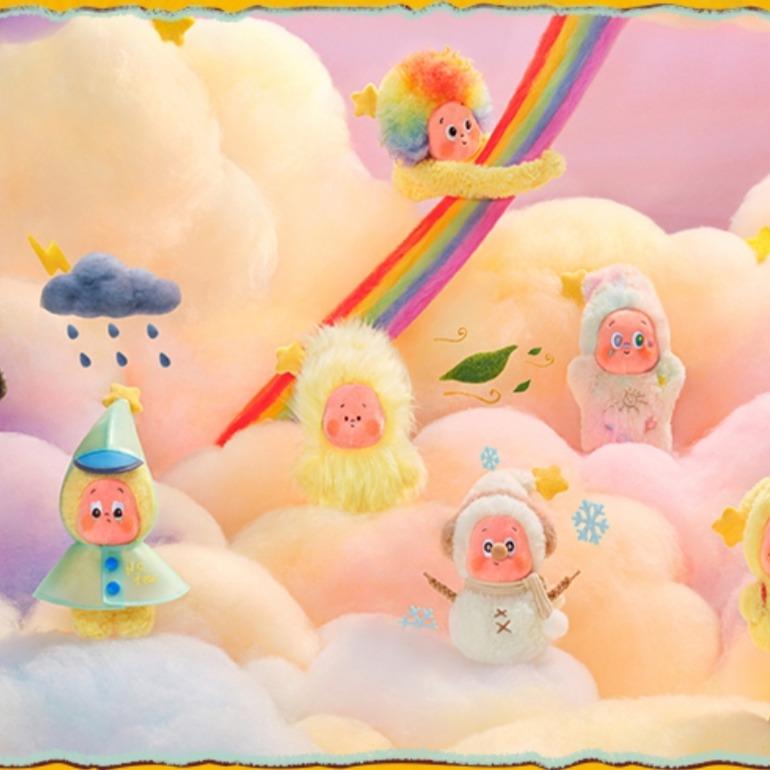 POP MART Twinkle Twinkle Sweet Dream Forecast Series-Plush Pendant Blind Box（1 box)