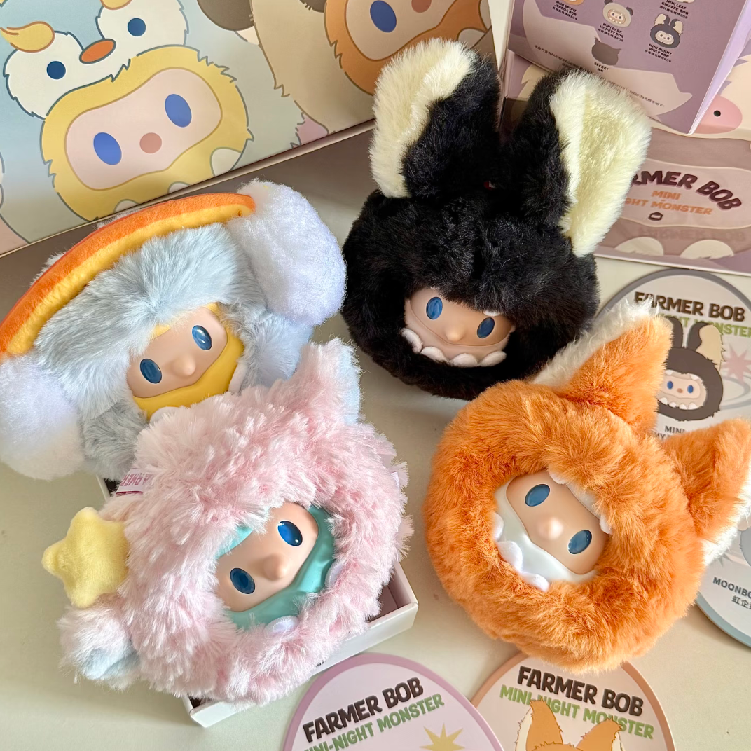 FARMER BOB MINI-NIGHT MONSTER SERIES Cute Figures (1 box)